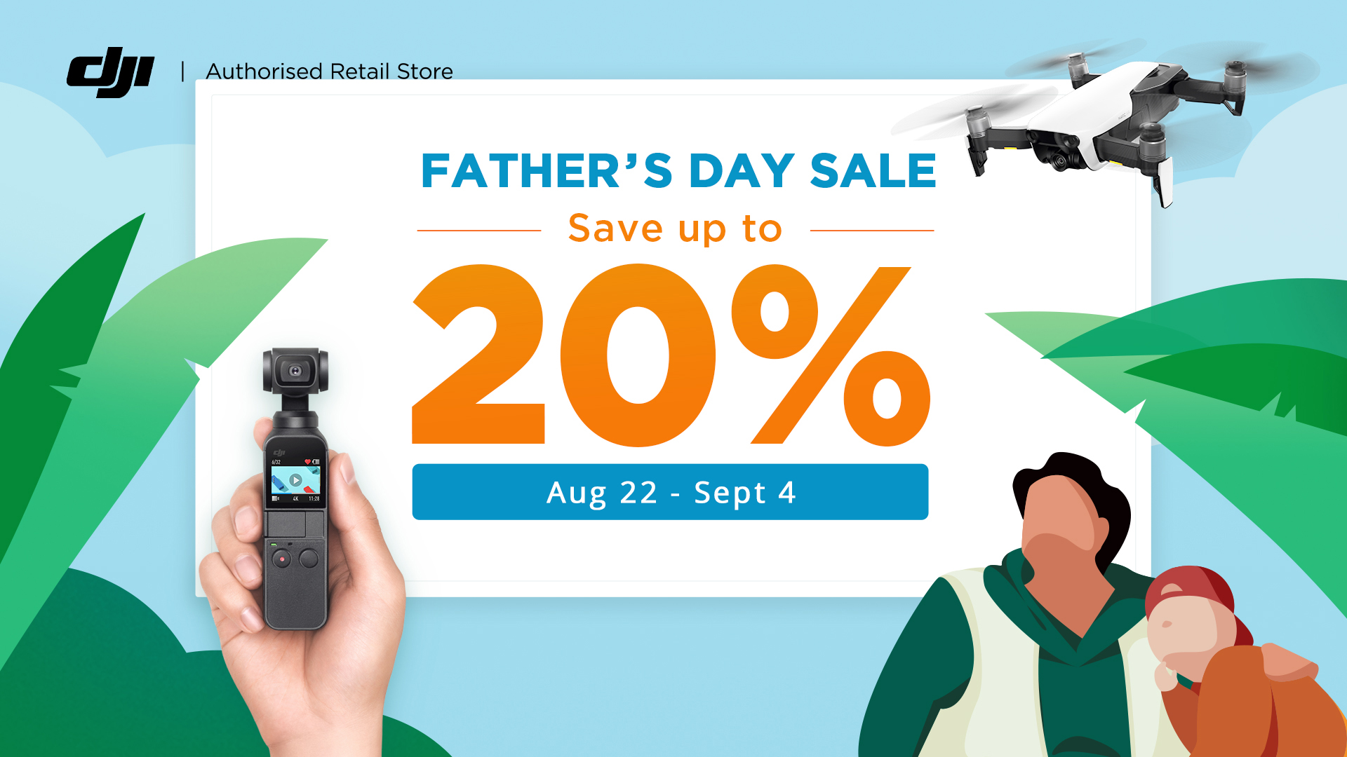 Father's Day Sale 2019 - Save up to 20%! 